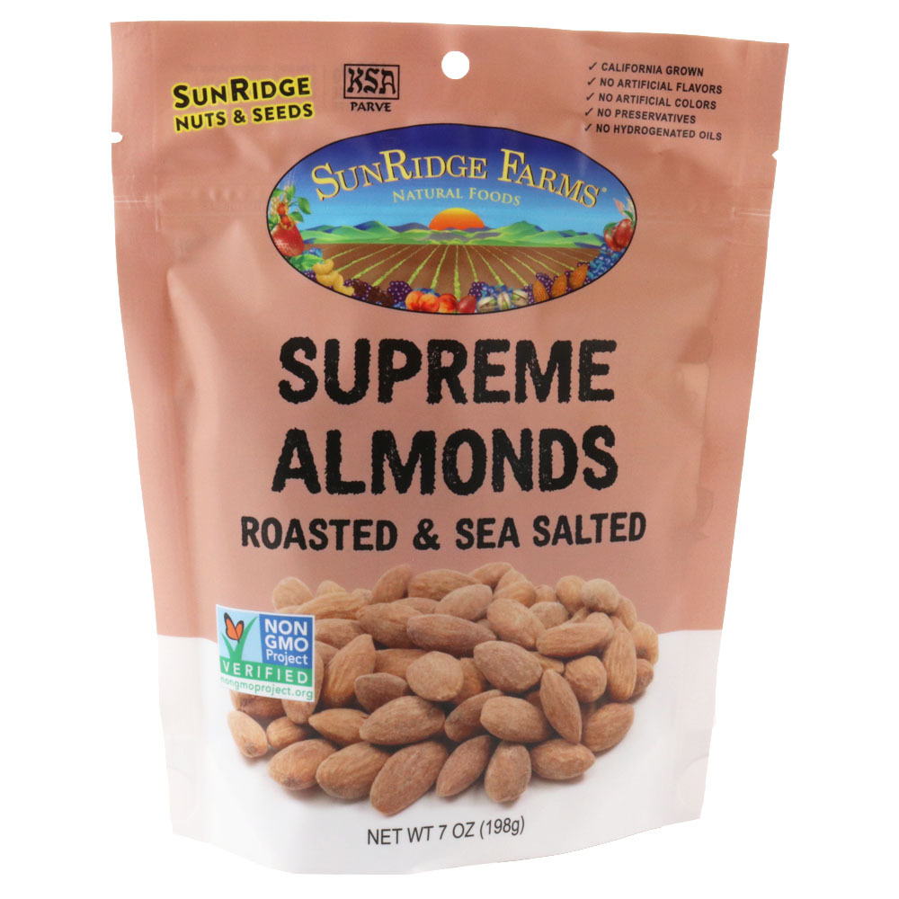 Dry Roasted Almonds Lightly Salted SunRidge Farms