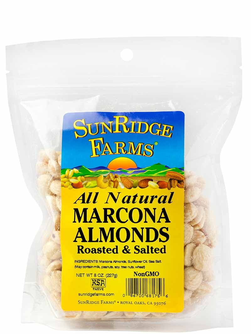 Marcona Almonds, Roasted and Salted SunRidge Farms