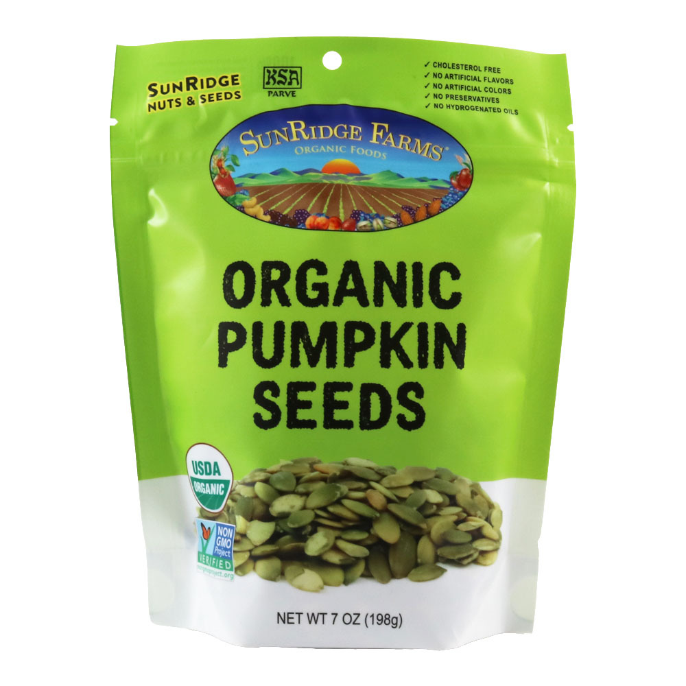 Organic Pumpkin Seeds Grade A Sunridge Farms