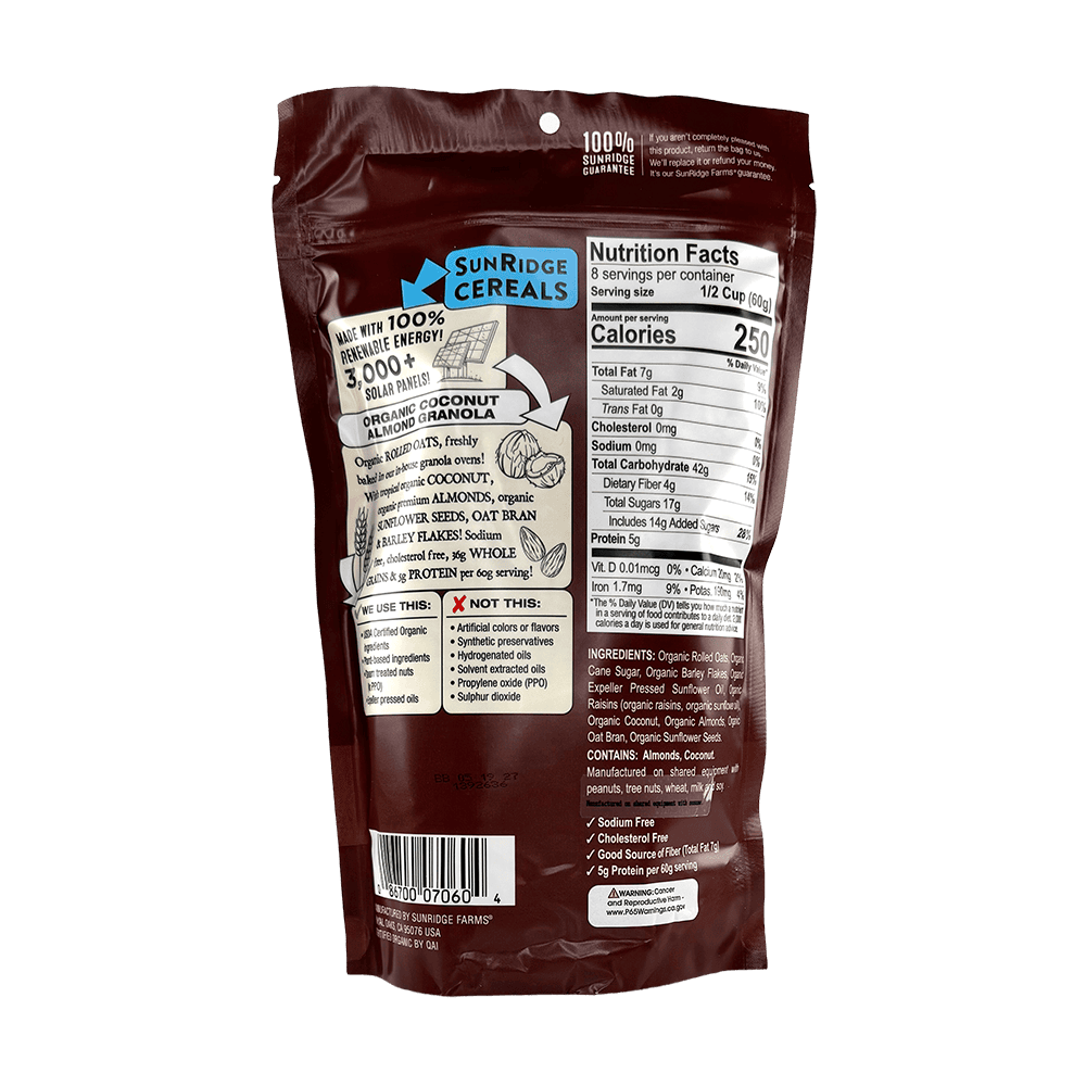 Organic Coconut Almond Granola - Image 3