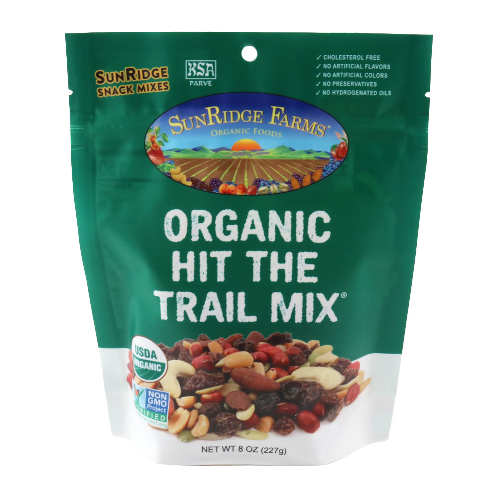 Organic Hit The Trail Mix - Individual, 8 oz. Bag