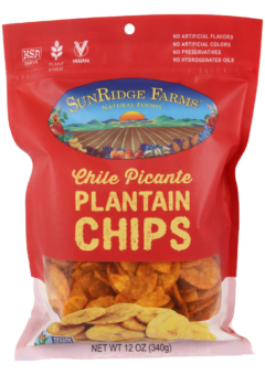 Chile Picante Plantain Chips - Individual 12 oz. Bag