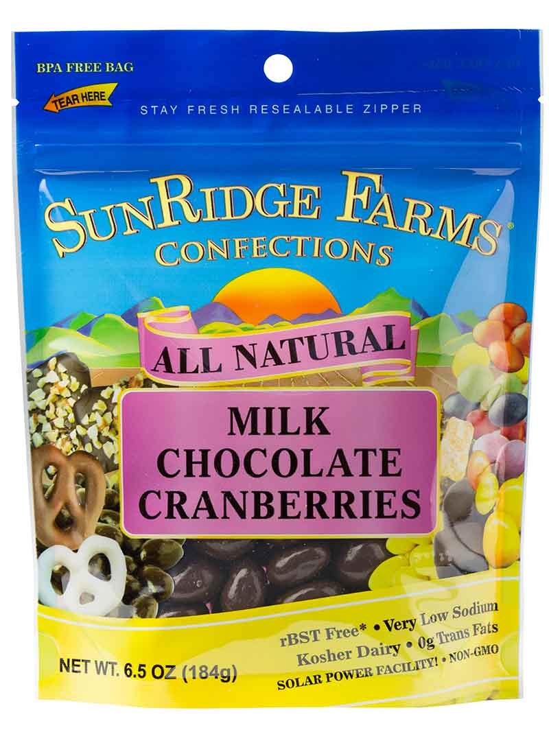 Milk Chocolate Cranberries SunRidge Farms