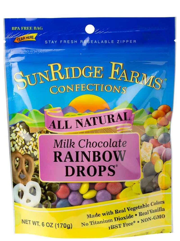 Milk Chocolate Rainbow Drops SunRidge Farms