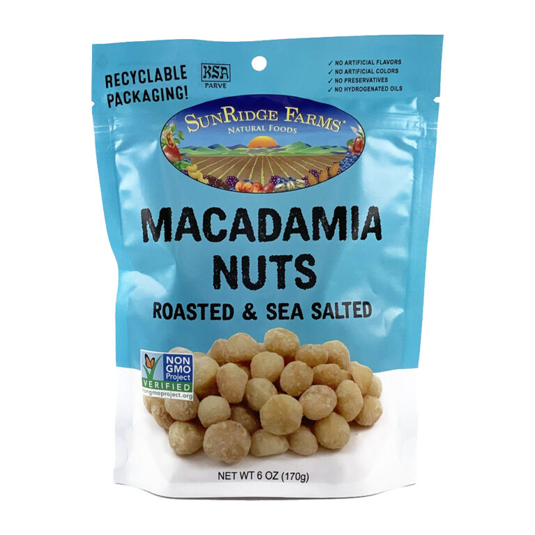 Macadamias, Dry Roasted And Salted - SunRidge Farms