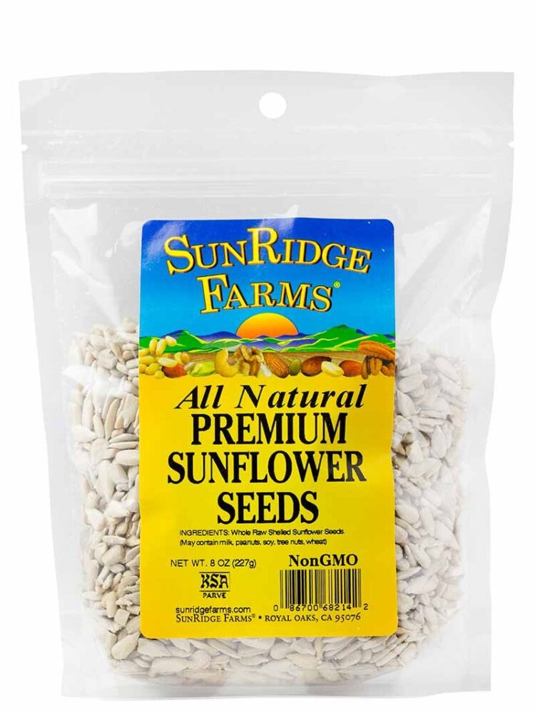 Sunflower Seeds, Shelled Raw SunRidge Farms