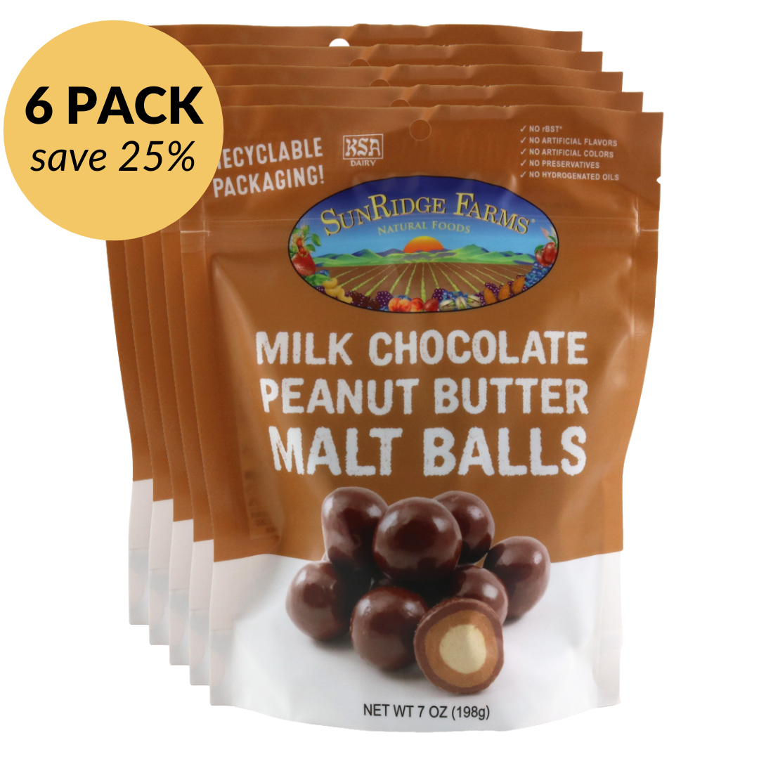 Milk Chocolate Peanut Butter Malt Balls - SunRidge Farms