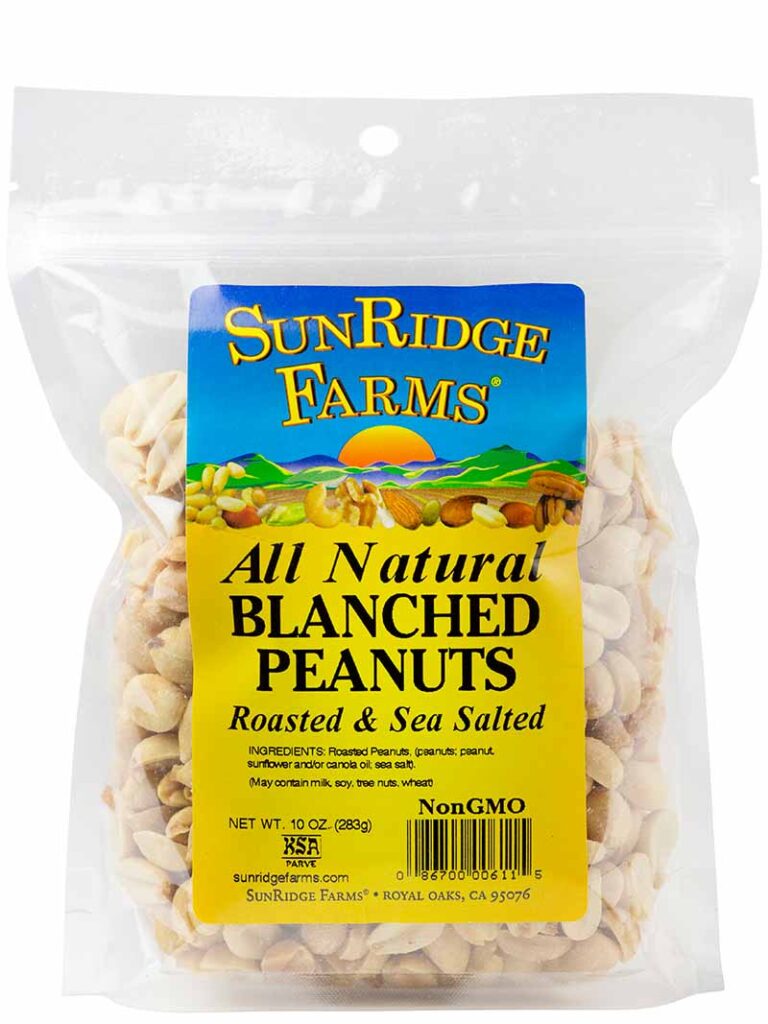 Peanuts Blanched, Oil Roasted and Salted - SunRidge Farms
