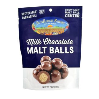 Bulk Foods Inc. 4lb Milk Chocolate Malt Balls – Dye Free – Bulk Bag – USA Made