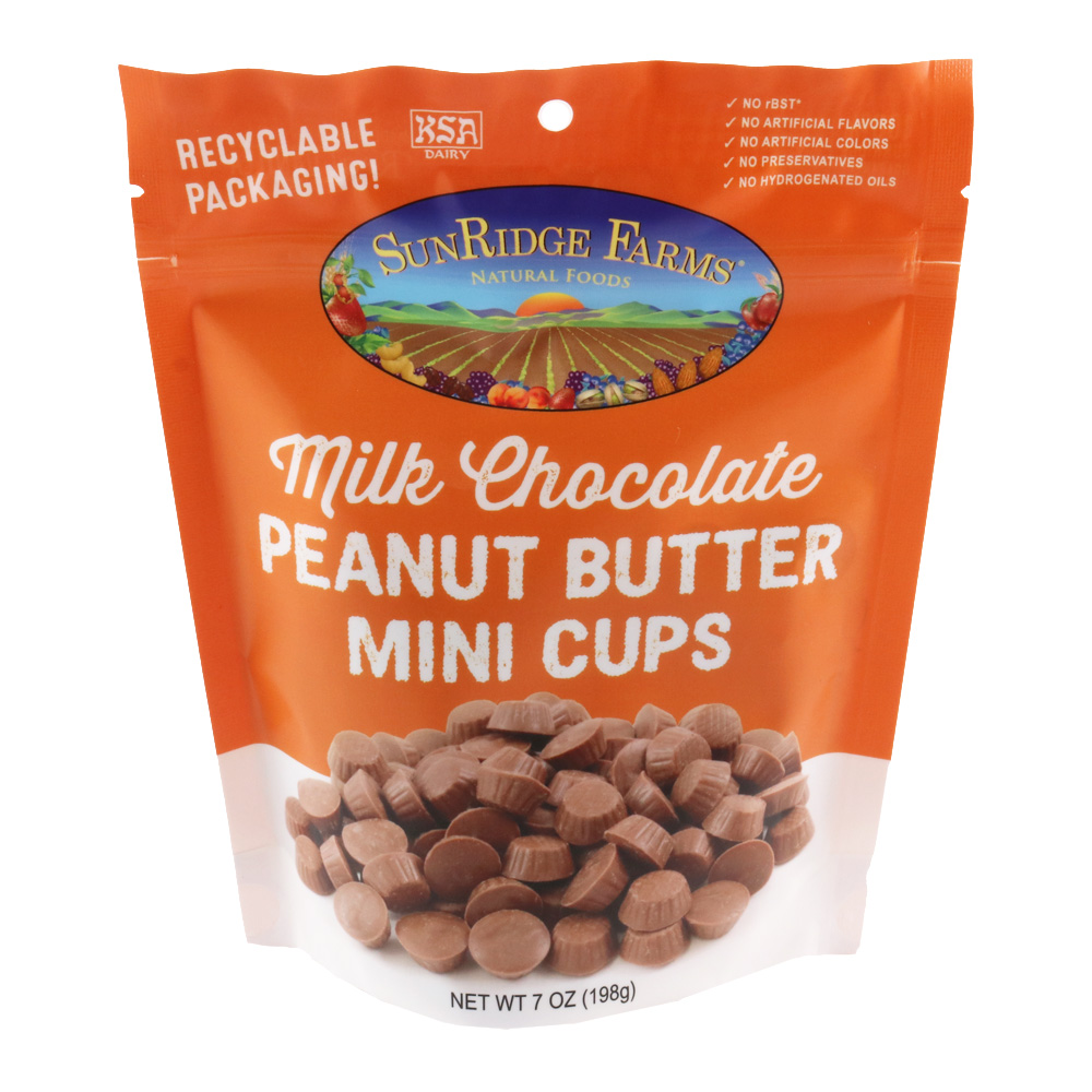 Mini Milk Chocolate Peanut Butter Cups - SunRidge Farms