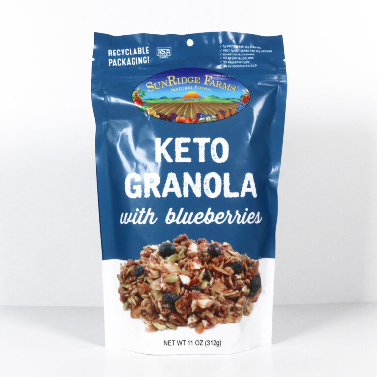 Keto Granola with Blueberries SunRidge Farms