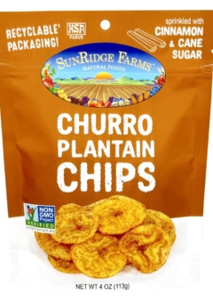 Churro Plantain Chips - 12 Count, 12 oz. Bag