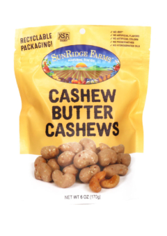 Cashew Butter Cashews - 12 Count, 6 oz. Bag