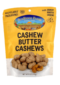 Cashew Butter Cashews - 12 Count, 6 oz. Bag