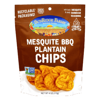 Mesquite BBQ Plantain Chips - Individual, 10.5 oz Bag